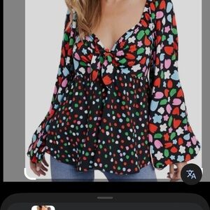 ASOS Multicolor Floral Blouse